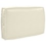 Cojín de Exterior Crema Poliéster 60 x 40 x 12 cm by , Cushions for chairs and sofas - Ref: Foro24-42001480, Price: 30,20 €, ...