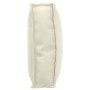 Cojín de Exterior Crema Poliéster 60 x 40 x 12 cm by , Cushions for chairs and sofas - Ref: Foro24-42001480, Price: 30,20 €, ...