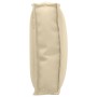 Cojín Exterior Beige Algodón Mediano Fundas Removibles by , Cushions for chairs and sofas - Ref: Foro24-42001481, Price: 28,0...