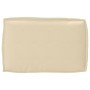 Cojín Exterior Beige Algodón Mediano Fundas Removibles by , Cushions for chairs and sofas - Ref: Foro24-42001481, Price: 28,0...