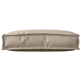 Cojín de Exterior Taupe Poliéster 60 cm x 40 cm x 12 cm by , Cushions for chairs and sofas - Ref: Foro24-42001483, Price: 32,...