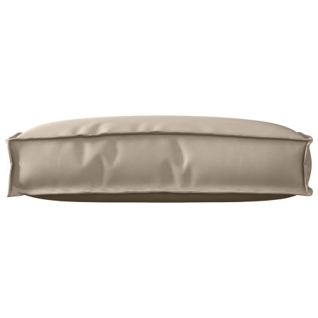 Cojín de Exterior Taupe Poliéster 60 cm x 40 cm x 12 cm by , Cushions for chairs and sofas - Ref: Foro24-42001483, Price: 32,...