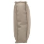 Cojín de Exterior Taupe Poliéster 60 cm x 40 cm x 12 cm by , Cushions for chairs and sofas - Ref: Foro24-42001483, Price: 32,...