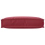 Cojín Exterior Rojo Vino Poliéster Mediano Cojín Rectangular by , Cushions for chairs and sofas - Ref: Foro24-42001484, Price...