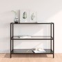 Transparent and black tempered glass shelf 100x36x90 cm by vidaXL, Bookcases and shelves - Ref: Foro24-331630, Price: 107,30 ...