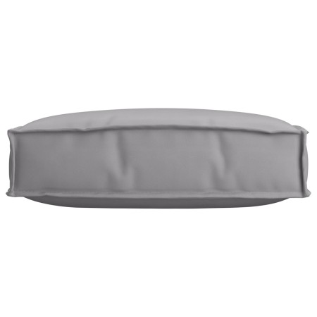 Cojín de Palet para Asiento Gris 60x60x12 cm Tela Oxford