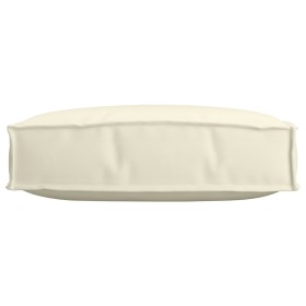 Cojín de Pallet para Asiento Crema 60 x 60 x 12 cm Tejido Oxford by , Cushions for chairs and sofas - Ref: Foro24-42001490, P...
