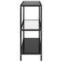 Transparent and black tempered glass shelf 100x36x90 cm by vidaXL, Bookcases and shelves - Ref: Foro24-331630, Price: 107,30 ...