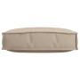 Cojín de Palet para asiento Taupe 60x60x12 cm de tela Oxford von , Kissen für Stühle und Sofas - Ref: Foro24-42001493, Preis:...