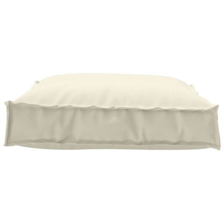 Cojín de Pallet para Asiento Crema 70x70x12 cm Tela Oxford de , Cojines para sillas y sofás - Ref: Foro24-42001500, Precio: 5...