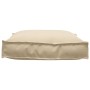 Cojín de Palé para Asiento Beige 70x70x12 cm Fabric Oxford by , Cushions for chairs and sofas - Ref: Foro24-42001501, Price: ...