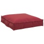 Cojín para Pallet de para Asiento Rojo Vino 70x70x12 cm de Tela Oxford by , Cushions for chairs and sofas - Ref: Foro24-42001...