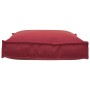 Cojín para Pallet de para Asiento Rojo Vino 70x70x12 cm de Tela Oxford by , Cushions for chairs and sofas - Ref: Foro24-42001...