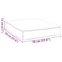 Cojín para Pallet de para Asiento Rojo Vino 70x70x12 cm de Tela Oxford by , Cushions for chairs and sofas - Ref: Foro24-42001...