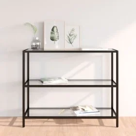 Transparentes Regal aus gehärtetem Glas 100x36x90 cm von vidaXL, Bücherregale und Regale - Ref: Foro24-331629, Preis: 95,42 €...