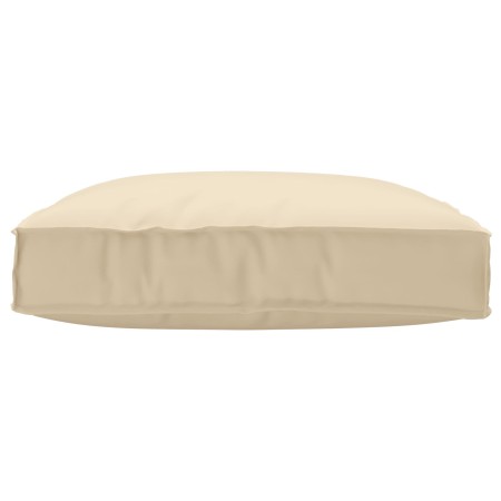Cojín de palet para asiento beige 80x80x12 cm Tela Oxford by , Cushions for chairs and sofas - Ref: Foro24-42001511, Price: 4...
