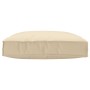 Cojín de palet para asiento beige 80x80x12 cm Tela Oxford by , Cushions for chairs and sofas - Ref: Foro24-42001511, Price: 4...