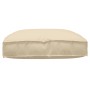 Cojín de palet para asiento beige 80x80x12 cm Tela Oxford by , Cushions for chairs and sofas - Ref: Foro24-42001511, Price: 4...