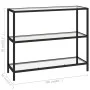 Tempered glass transparent shelf 100x36x90 cm by vidaXL, Bookcases and shelves - Ref: Foro24-331629, Price: 95,42 €, Discount: %