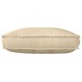 Cojines Beige Poliéster 70 x 12 x 40 cm von , Kissen für Stühle und Sofas - Ref: Foro24-42001521, Preis: 31,68 €, Rabatt: %
