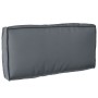 Cojín de Palet para Respaldo Antracita 80x40x12 cm Tela Oxford by , Cushions for chairs and sofas - Ref: Foro24-42001528, Pri...