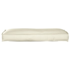 Cojín de Palet para Respaldo Crema 120x40x12 cm Tela Oxford de , Cojines para sillas y sofás - Ref: Foro24-42001540, Precio: ...