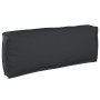 Cojín de Palet para Respaldo Negro 120x40x12 cm Tela Oxford by , Cushions for chairs and sofas - Ref: Foro24-42001542, Price:...