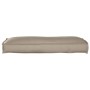 Cojín de Pallet para Respaldo Taupe 120x40x12 cm Tela Oxford von , Kissen für Stühle und Sofas - Ref: Foro24-42001543, Preis:...