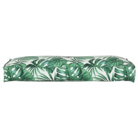 Cojín de palet para respaldo patrón de hojas 120x40x12 cm Tela Oxford von , Kissen für Stühle und Sofas - Ref: Foro24-4200154...