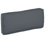 Cojín Exterior Antracita Poliéster 120 x 12 x 50 cm Resistente by , Cushions for chairs and sofas - Ref: Foro24-42001548, Pri...