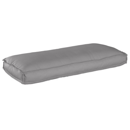 Cojín de Exterior Gris Poliéster 120 x 12 x 50 cm Rectangular by , Cushions for chairs and sofas - Ref: Foro24-42001549, Pric...