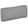 Cojín de Exterior Gris Poliéster 120 x 12 x 50 cm Rectangular by , Cushions for chairs and sofas - Ref: Foro24-42001549, Pric...