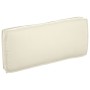 Cojín de Paleta Crema 120x50x12 cm Tela Oxford by , Cushions for chairs and sofas - Ref: Foro24-42001550, Price: 44,03 €, Dis...