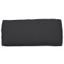 Cojín Exterior Negro Poliéster 120 x 12 x 50 cm Cojín by , Cushions for chairs and sofas - Ref: Foro24-42001552, Price: 44,03...