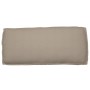 Cojín de Paleta para Asiento/Respaldo Taupe 120x50x12 cm Tejido Oxford by , Cushions for chairs and sofas - Ref: Foro24-42001...