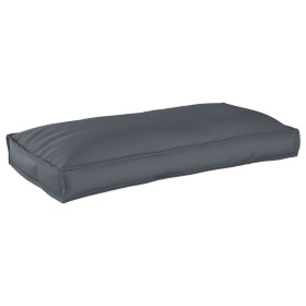 Cojín de Palet para Asiento/Respaldo Antracita 120x60x12 cm