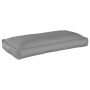 Cojín de Palets para Asiento/Respaldo Gris 120x60x12 cm Tela Oxford by , Cushions for chairs and sofas - Ref: Foro24-42001559...