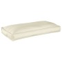 Cojín de Palets para Asiento/Respaldo Crema 120x60x12 cm Tela Oxford by , Cushions for chairs and sofas - Ref: Foro24-4200156...