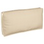 Cojín de Palets para Asiento/Respaldo Beige 120x60x12 cm Tela Oxford by , Cushions for chairs and sofas - Ref: Foro24-4200156...
