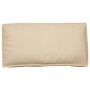 Cojín de Palets para Asiento/Respaldo Beige 120x60x12 cm Tela Oxford by , Cushions for chairs and sofas - Ref: Foro24-4200156...