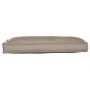 Cojín de Paleta para Asiento/Respaldo Taupe 120x60x12 cm Tejido Oxford von , Kissen für Stühle und Sofas - Ref: Foro24-420015...