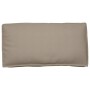 Cojín de Paleta para Asiento/Respaldo Taupe 120x60x12 cm Tejido Oxford von , Kissen für Stühle und Sofas - Ref: Foro24-420015...
