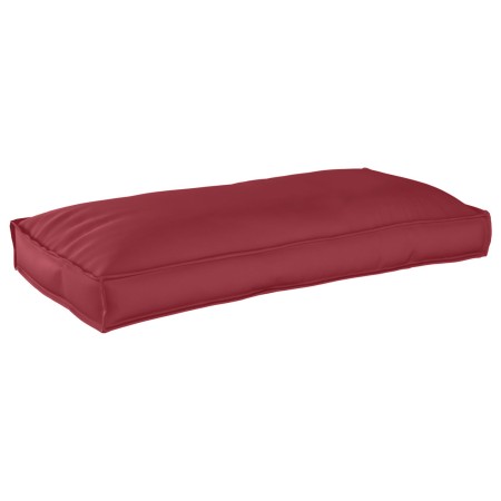 Cojín de Palet para Asiento/Respaldo Rojo Vino 120x60x12 cm Tela Oxford by , Cushions for chairs and sofas - Ref: Foro24-4200...