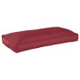 Cojín de Palet para Asiento/Respaldo Rojo Vino 120x60x12 cm Tela Oxford by , Cushions for chairs and sofas - Ref: Foro24-4200...