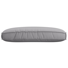 Cojín de Palets para Asiento Gris 120x80x12 cm
