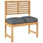 Cojines de palé para asiento 2 pcs Antracita 40x40x8 cm Tela