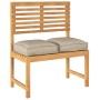 Cojines de Palet para Asiento 2 pcs Taupe 40x40x8 cm Tela Oxford by , Cushions for chairs and sofas - Ref: Foro24-42001583, P...