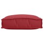 Cojines de Palets para Asiento 2 pcs Vino Rojo 40x40x8 cm Tela Oxford von , Kissen für Stühle und Sofas - Ref: Foro24-4200158...