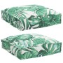 Cojín Exterior Juego de 2 Patrón de hojas Poliéster by , Cushions for chairs and sofas - Ref: Foro24-42001586, Price: 40,06 €...