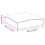 Cojines de Pallet para asiento 4 pcs Gris 40x40x8 cm Tela Oxford von , Kissen für Stühle und Sofas - Ref: Foro24-42001589, Pr...
